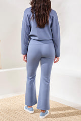 Tribal Ribbed Techno Lux Pull-On Flares- 2 Colors