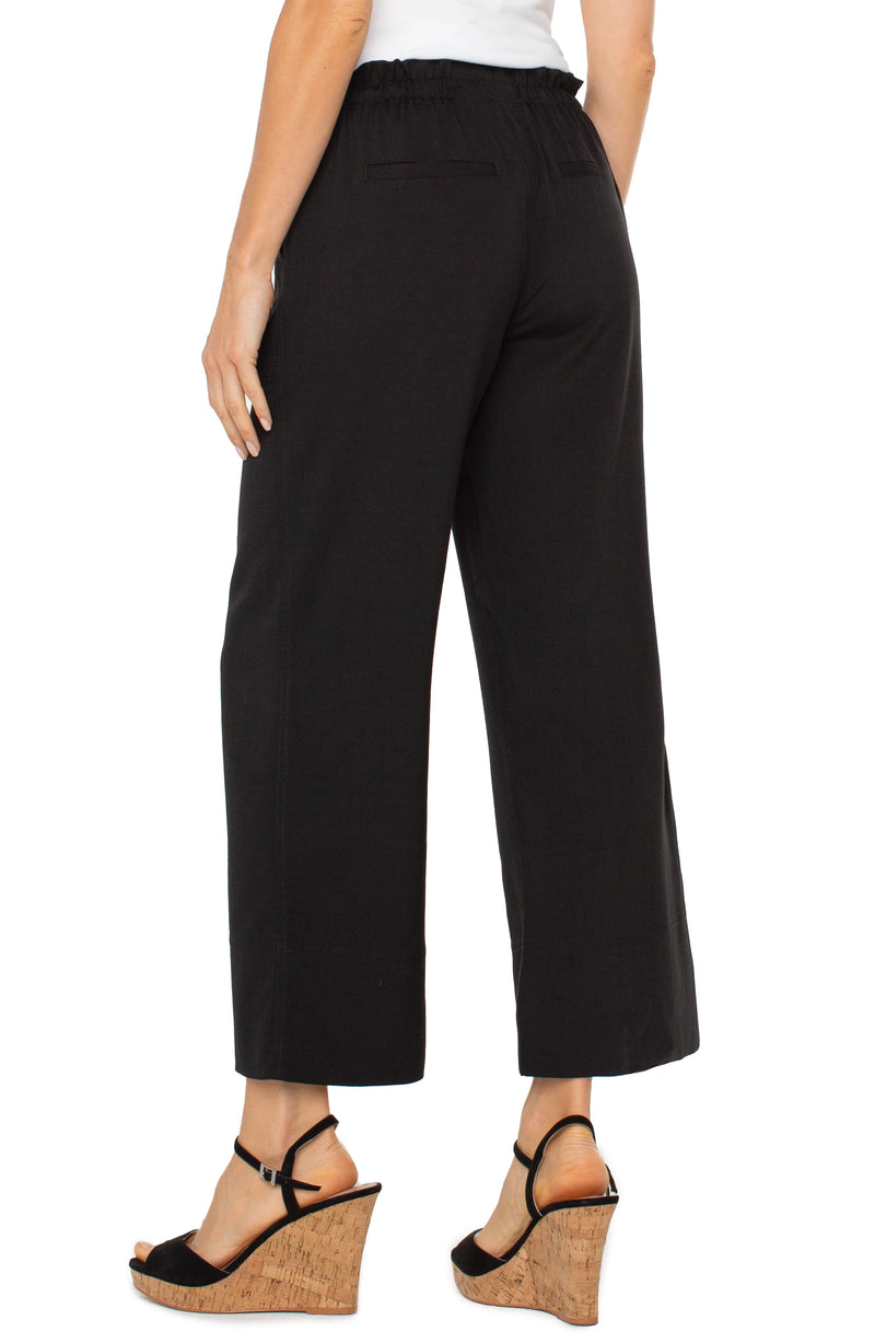 Liverpool Wide Leg Tie Pant