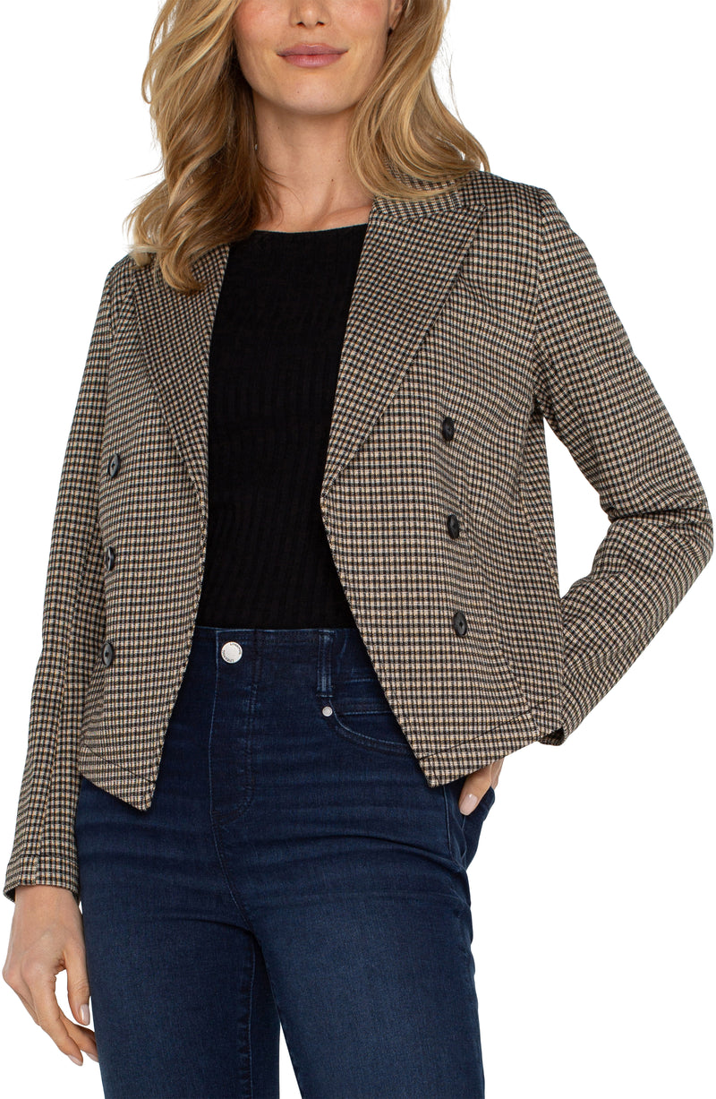 Liverpool Open Front Check Blazer