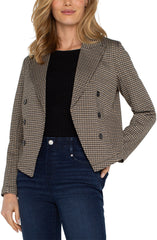 Liverpool Open Front Check Blazer
