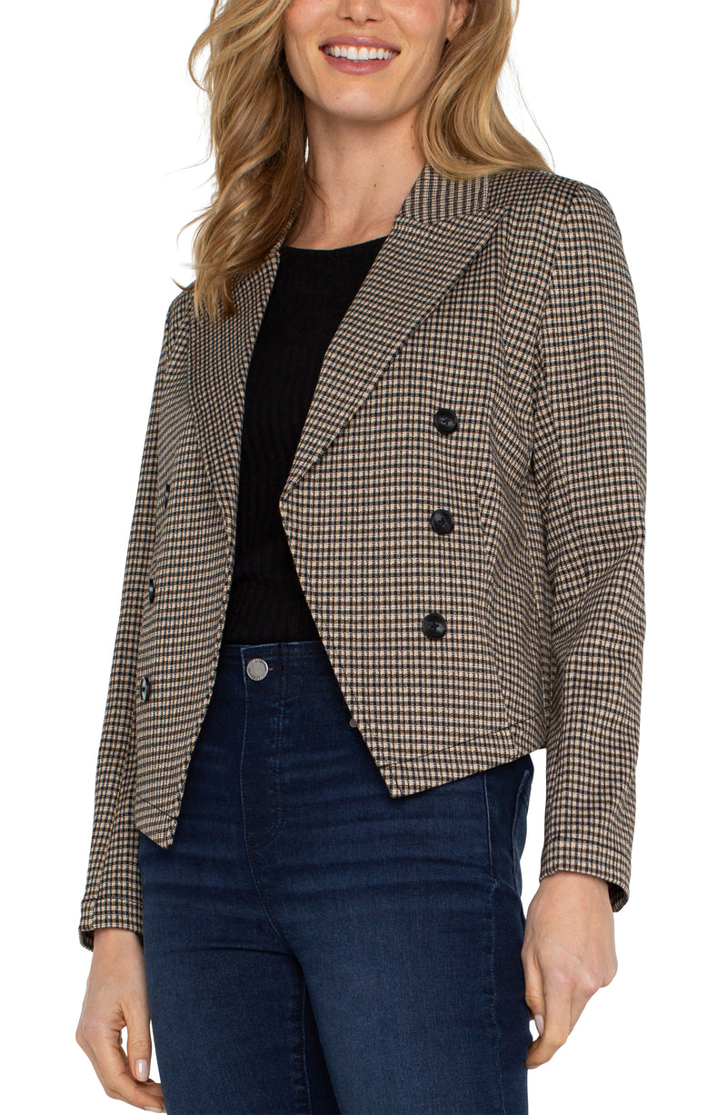Liverpool Open Front Check Blazer