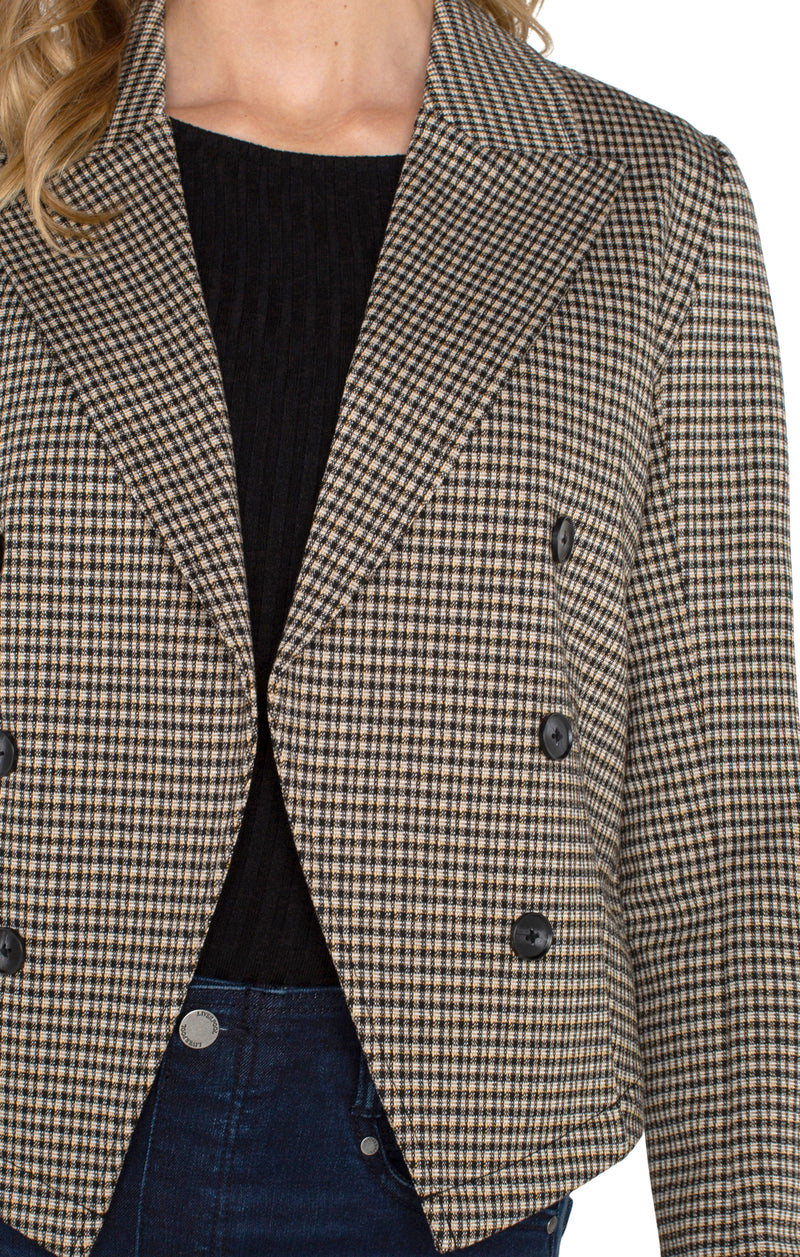 Liverpool Open Front Check Blazer