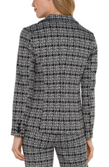 Liverpool Plaid Fitted Blazer