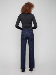 Charlie B. Patch Pocket Flare Jeans